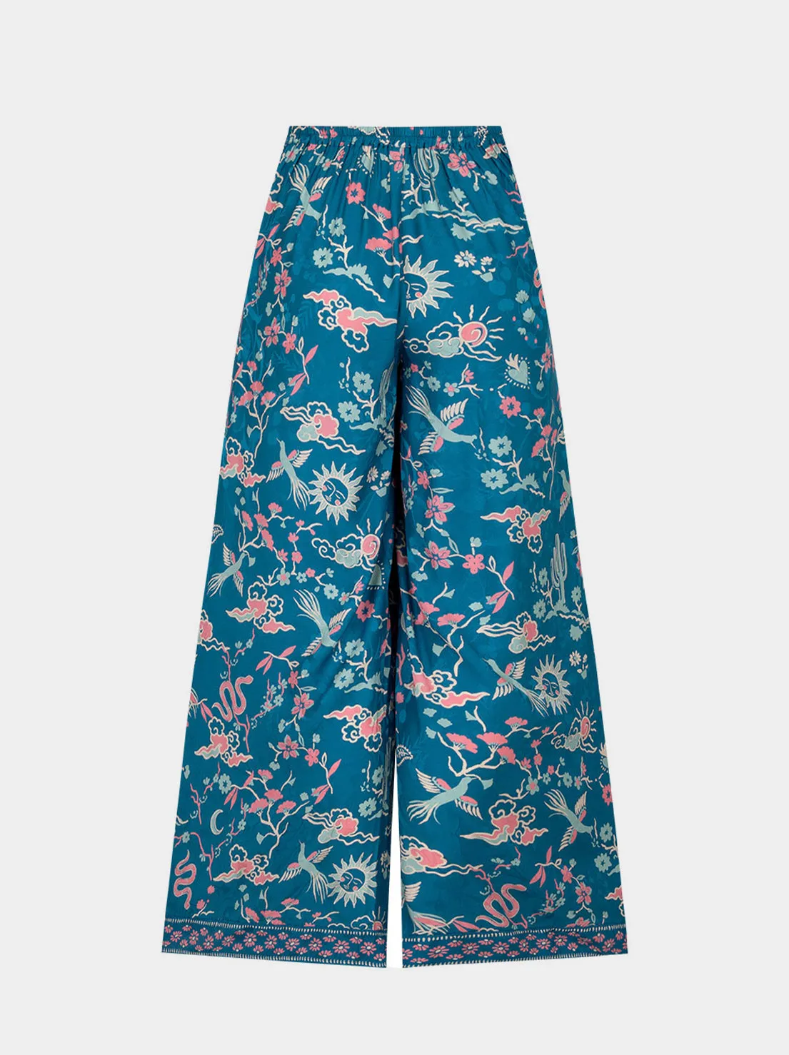 Spell - Desert Bandita Wide Leg Pant - Cobalt