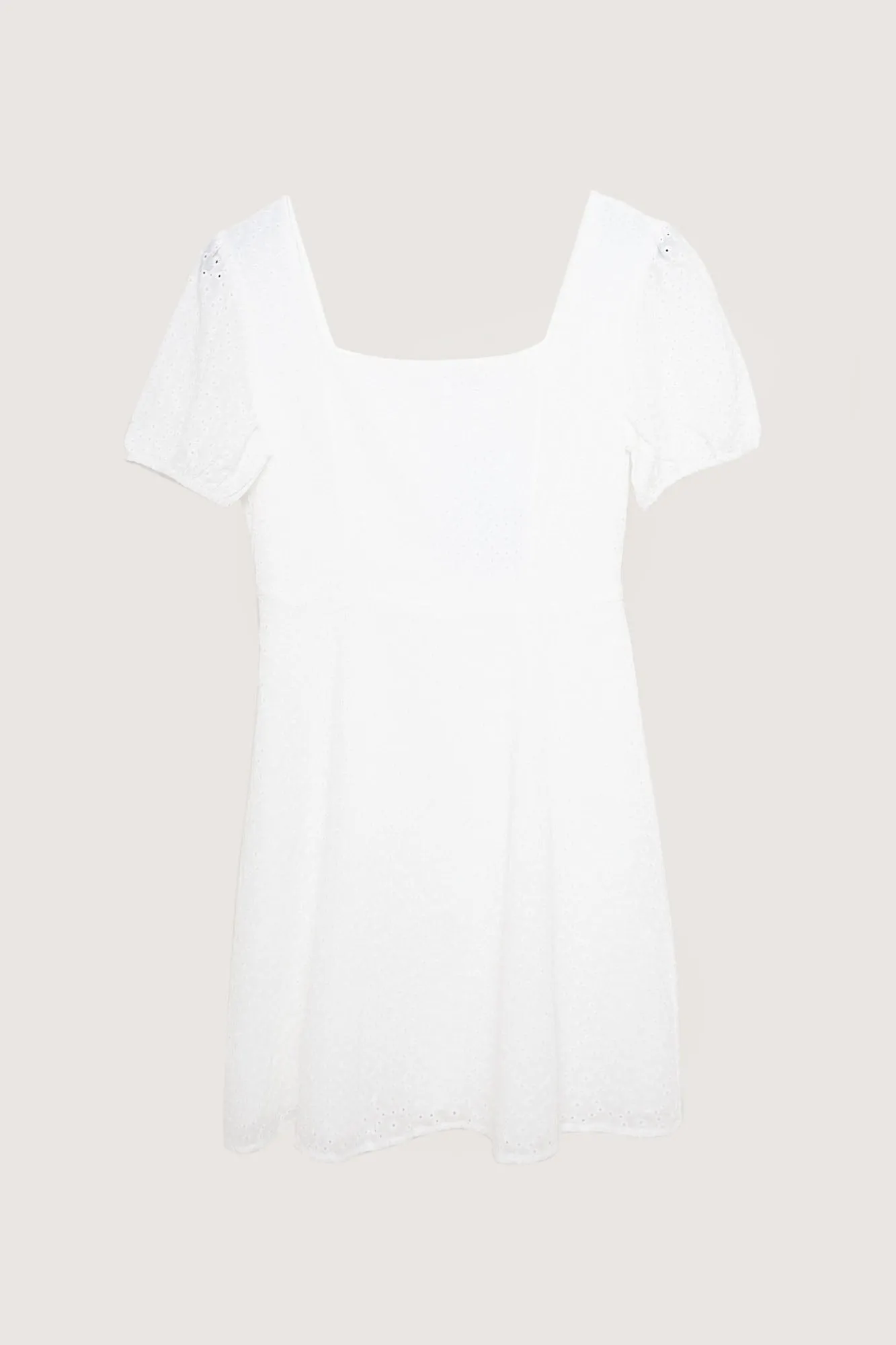 Square Neck Eyelet Dress