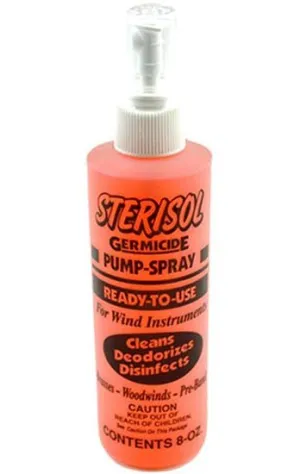 Sterisol Germicide Spray Bottle with Fine Mist Sprayer 8oz