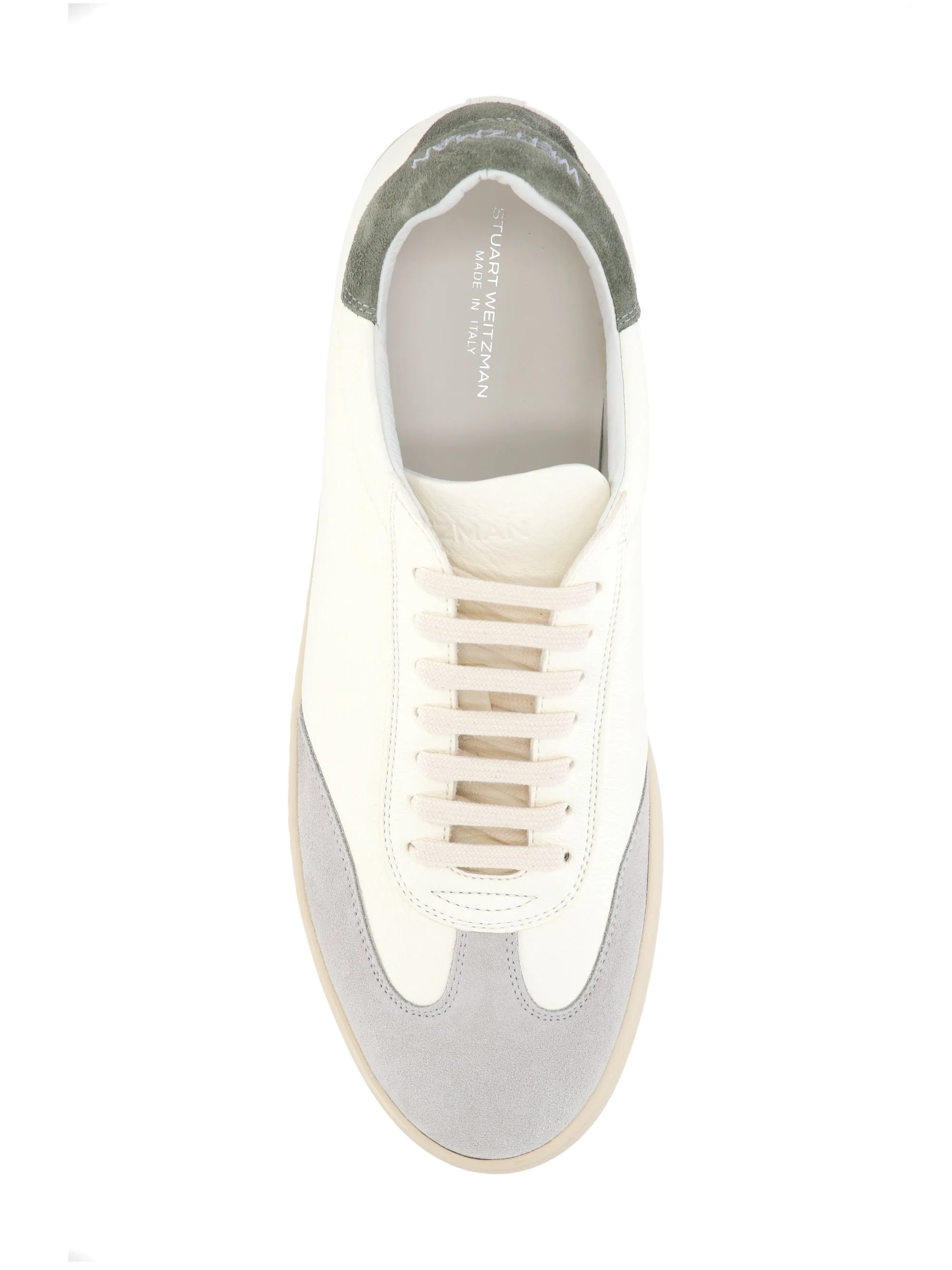 Stuart Weitzman Banner White Sneakers