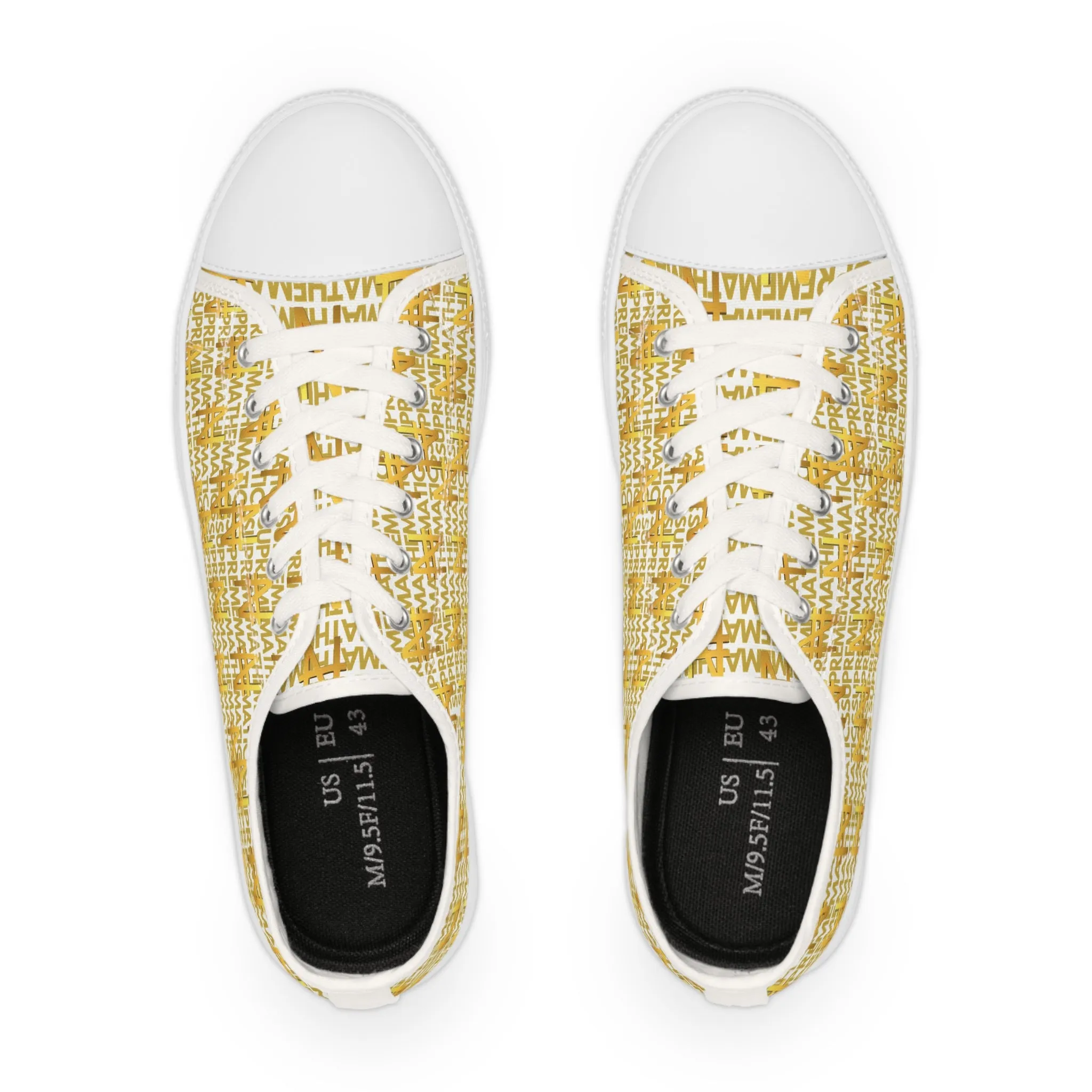 SUPREMEMATHEMATICS NAIRA TOP TOP SNEAKERS