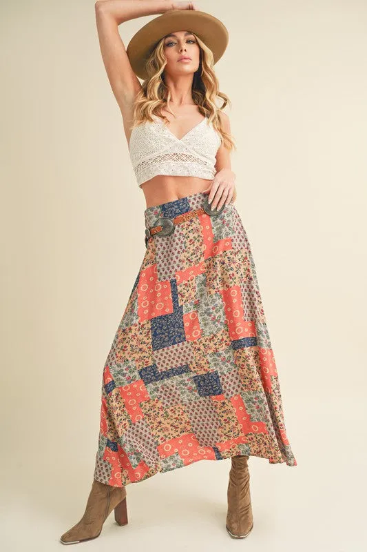 The Coral Coast Maxi Aemi   Co Printed Maxi Skirt