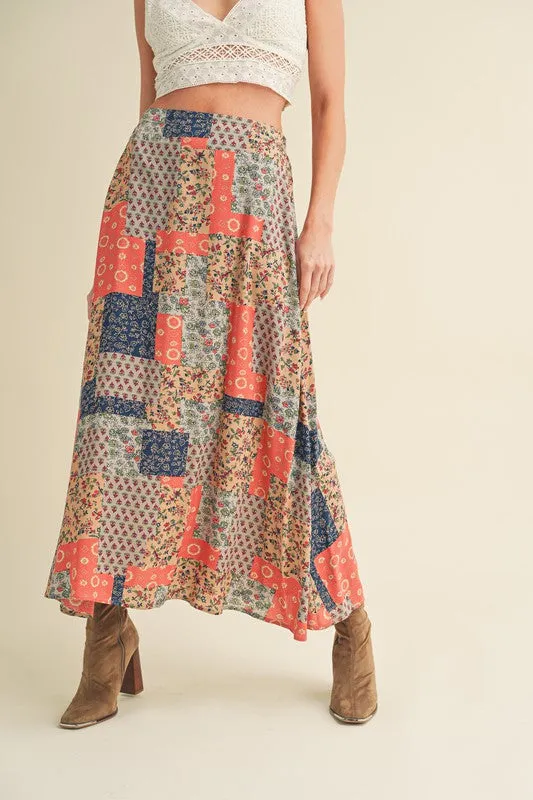 The Coral Coast Maxi Aemi   Co Printed Maxi Skirt