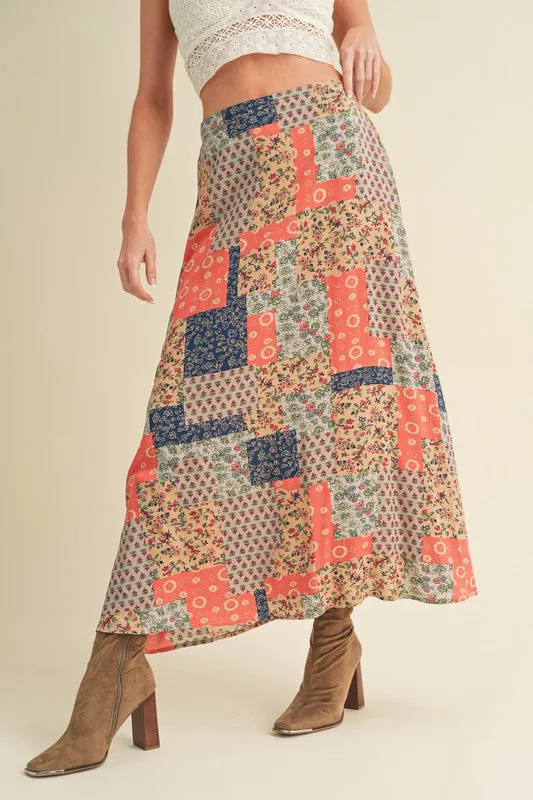 The Coral Coast Maxi Aemi   Co Printed Maxi Skirt