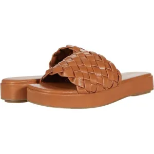 Tomisina Tan Woven Slides