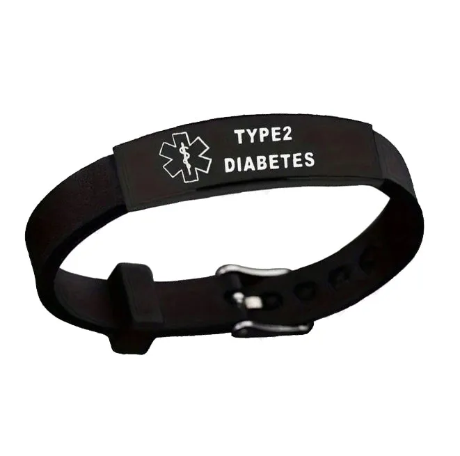 Type 1 Medical ID Wrist Strap