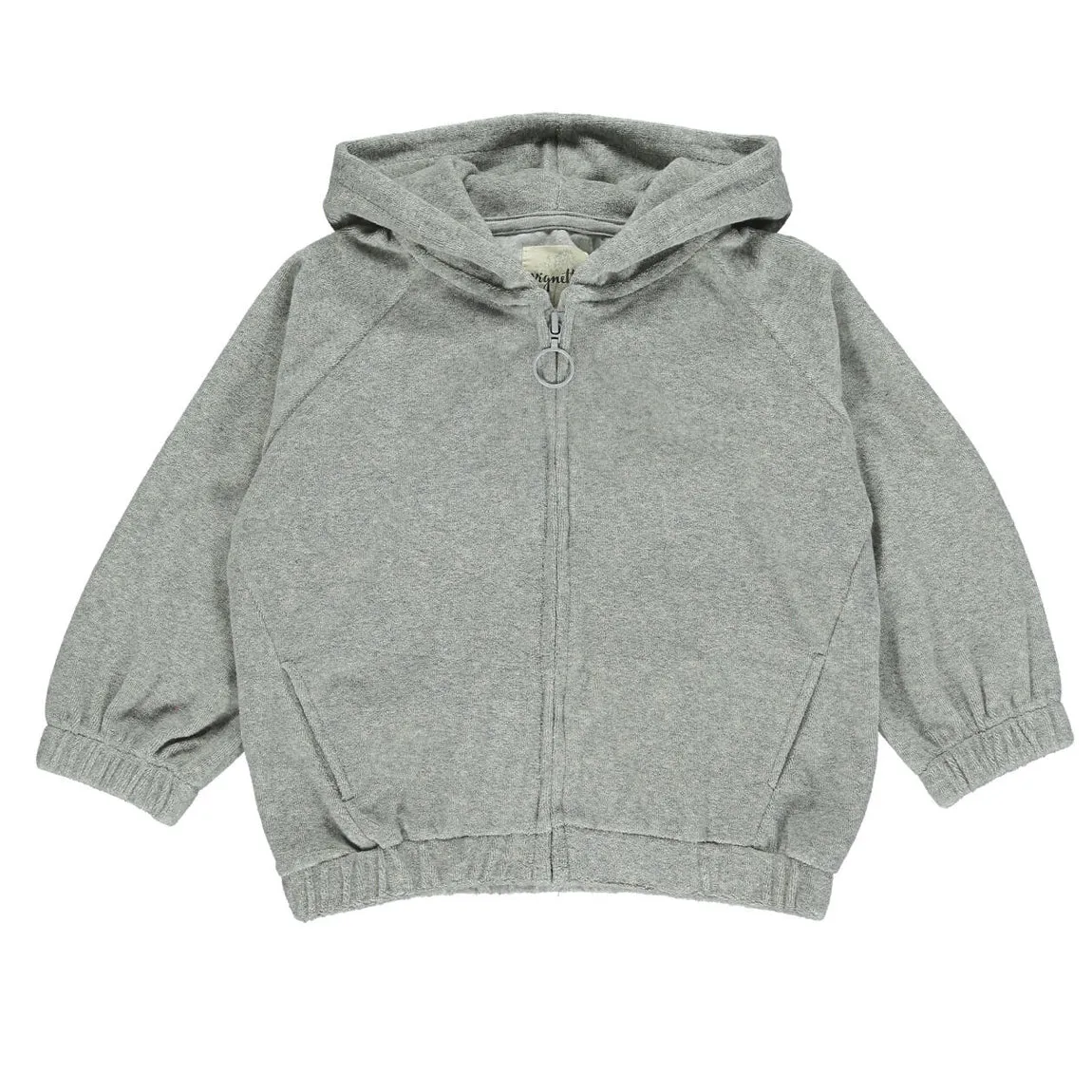 Vignette Girls Terry Cotton Zip Hoodie: Sizes 2 to 16 Years