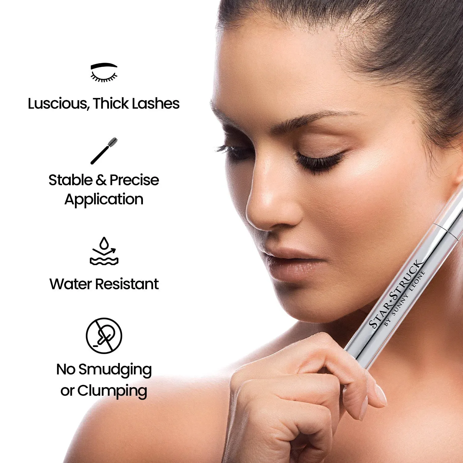 Volumizing Mascara - Long Wear Mascara for Thick Long Lashes, Water Resistant | 8ml