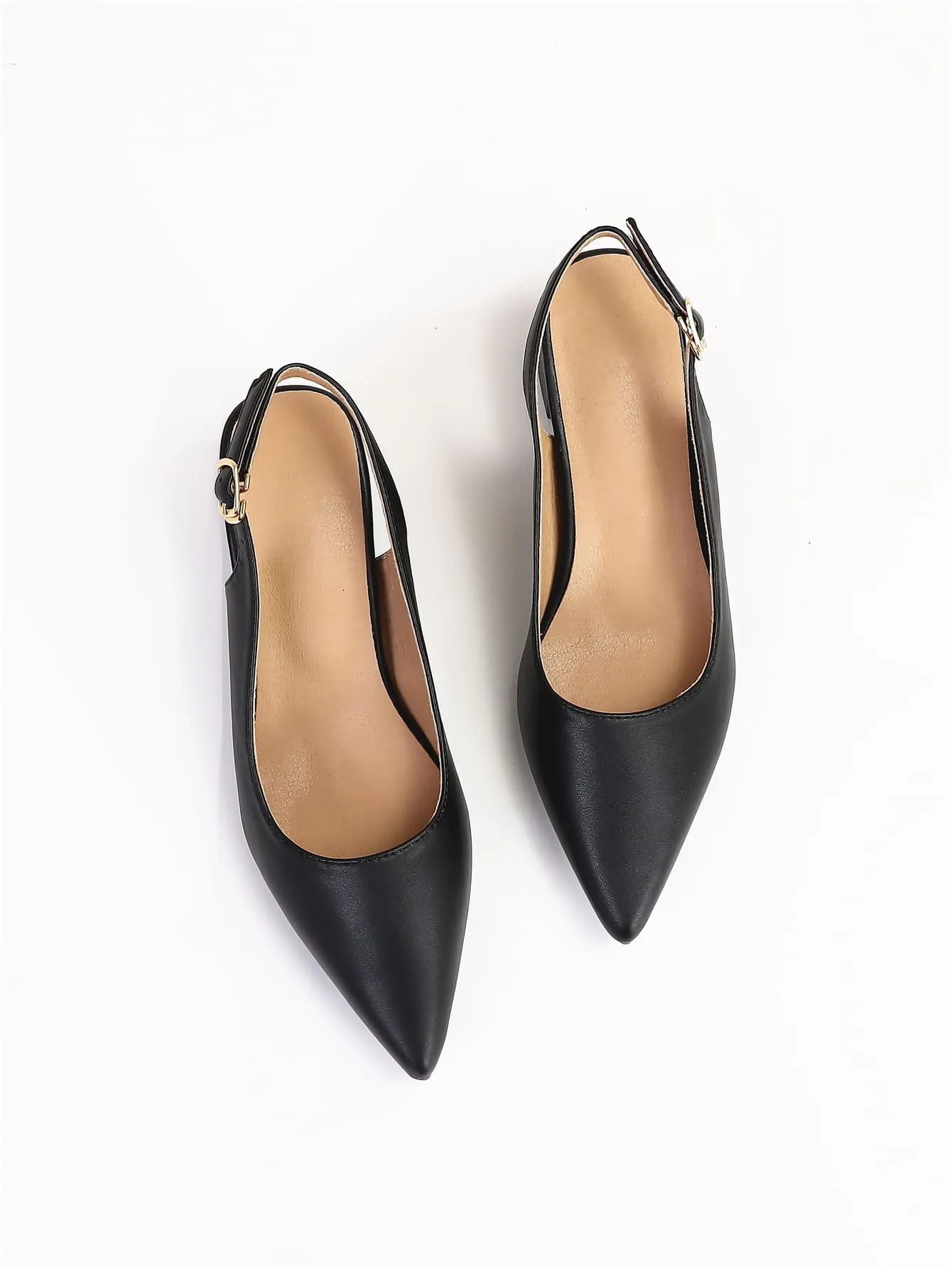 Women Random Leopard Print Point Toe Chunky Heeled Slingback Pumps, Elegant Faux Suede Pumps For Summer