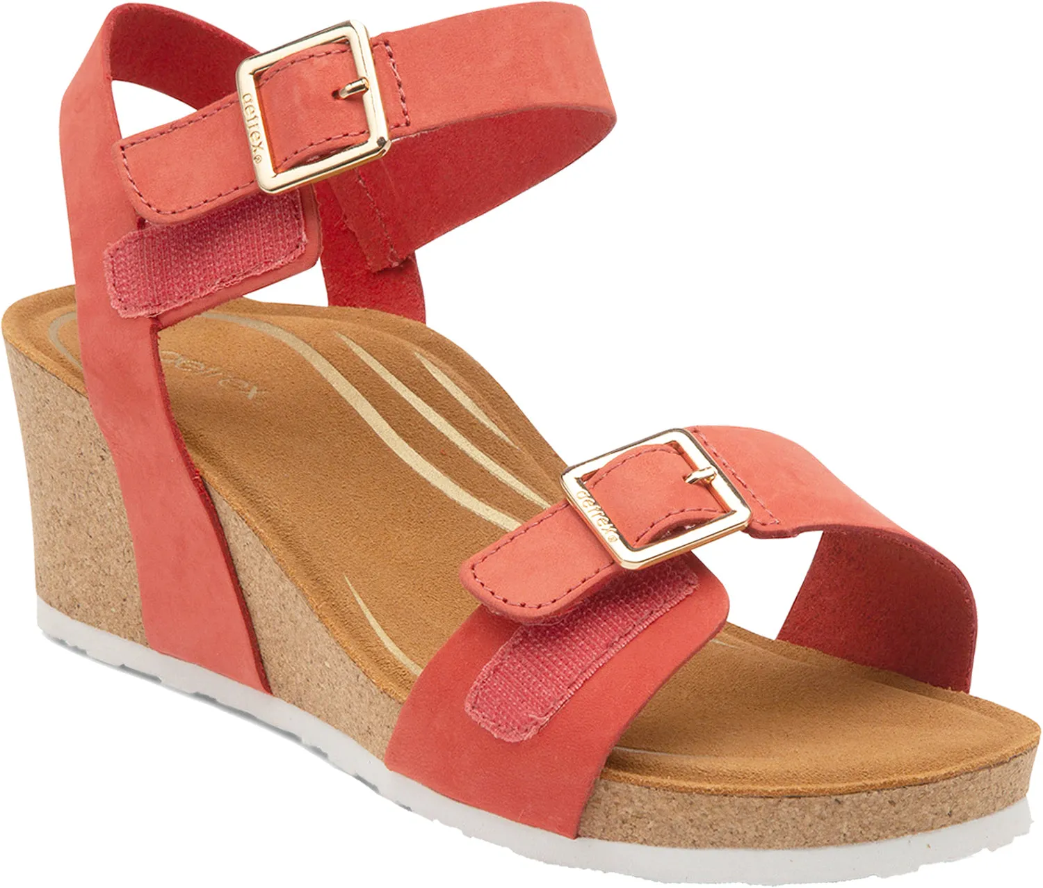 Women's Aetrex Lexa Coral Leather