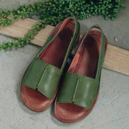 Women's Summer Sandals - Flat Fish Mouth Style for Comfort and Style