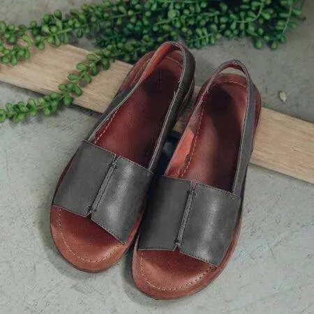 Women's Summer Sandals - Flat Fish Mouth Style for Comfort and Style