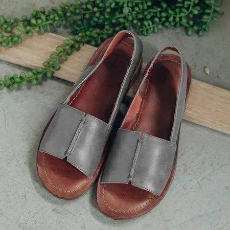 Women's Summer Sandals - Flat Fish Mouth Style for Comfort and Style