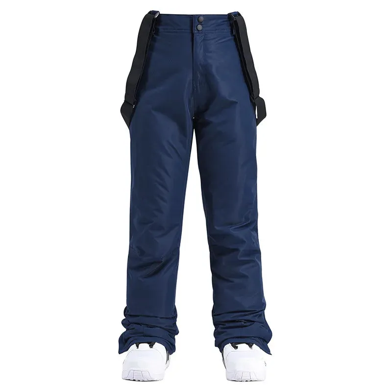 Women's Waterproof Insulated Snow Pants with Adjustable Suspenders – Winter Outdoor Ski & Snowboard Trousers