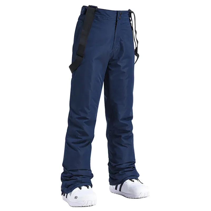 Women's Waterproof Insulated Snow Pants with Adjustable Suspenders – Winter Outdoor Ski & Snowboard Trousers