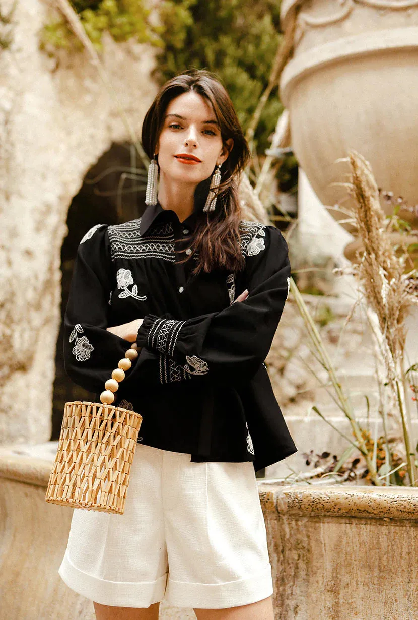 Xandra Blouse - Black