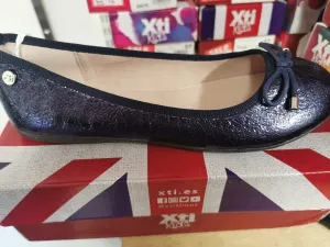 XTI Glitter Pump Navy