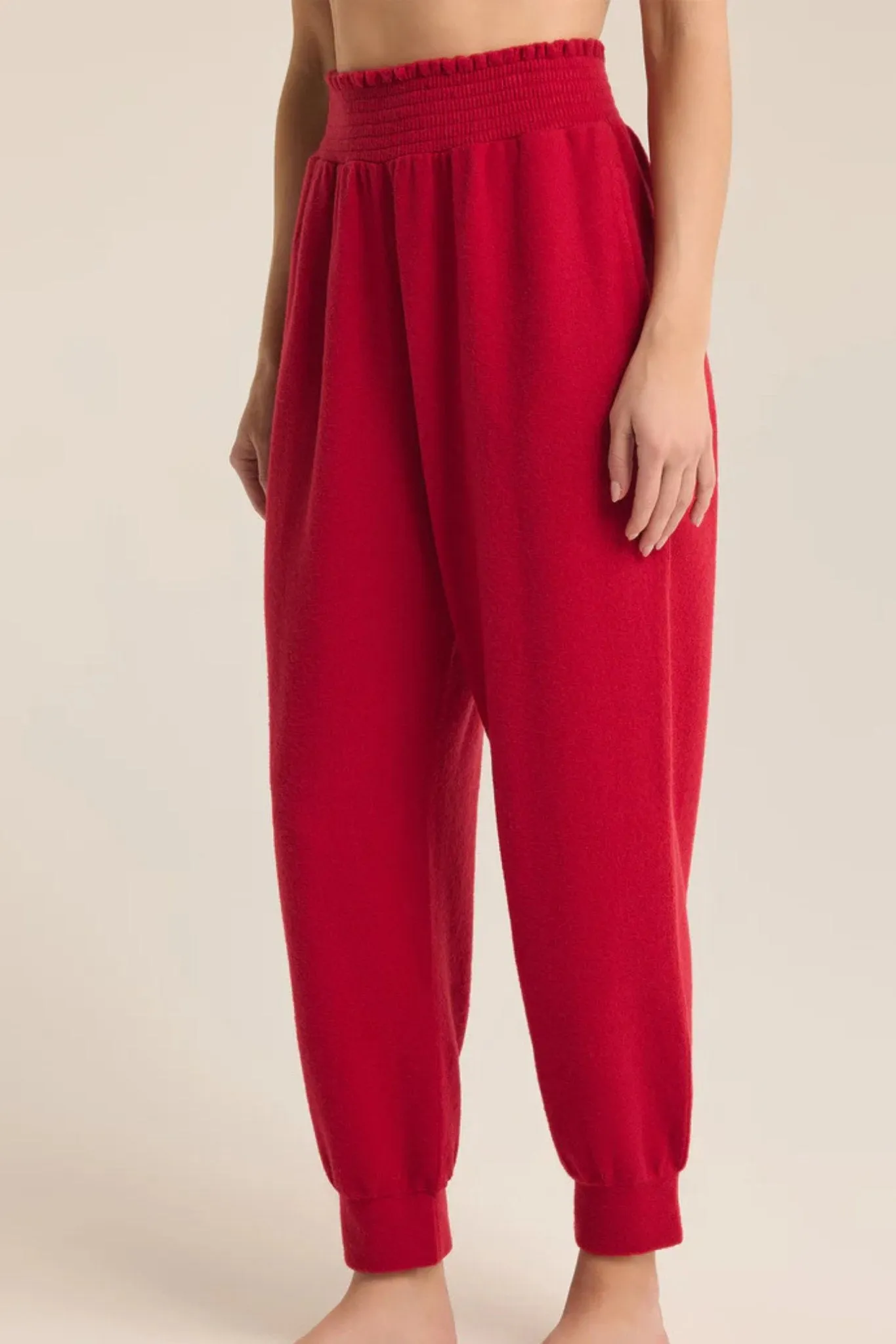 Z Supply: Holly Dream Jogger in Haute Red