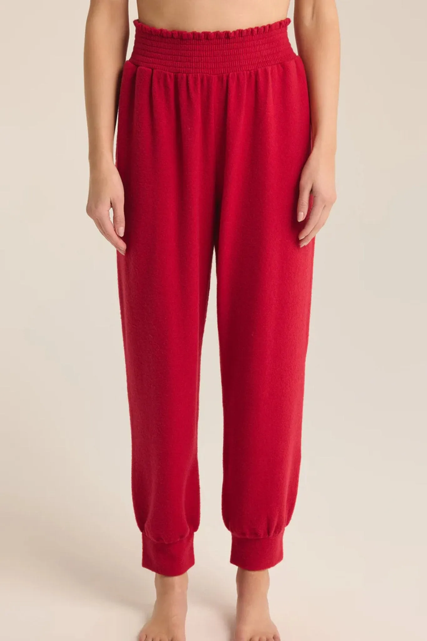 Z Supply: Holly Dream Jogger in Haute Red